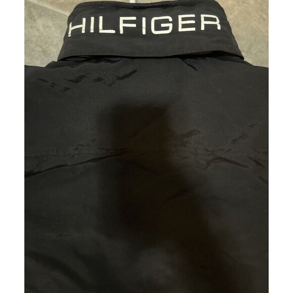 Tommy Hilfiger Mens Jacket Large Waterproof Regatta Black Yacht Sailing Sport. - Picture 5 of 10